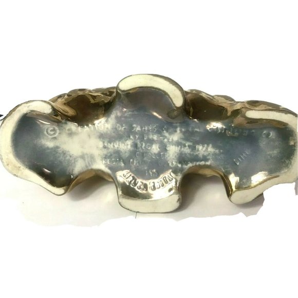 Vintage 1972 James B Jim Beam Weeping Gold Whisky Flowers Decanter Empty Bottle  - Picture 9 of 9